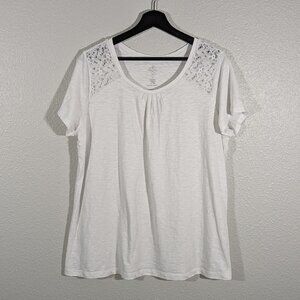 St. Johns Bay Women's 1X Short Sleeve Top